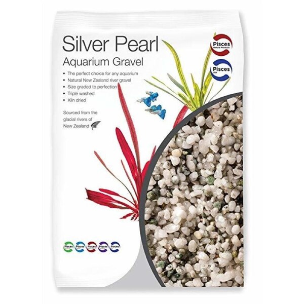 Aqua Natural 9Kg Silver Pearl Gravel Pisces