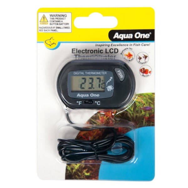 Aqua One Lcd Electronic Thermometer 10299