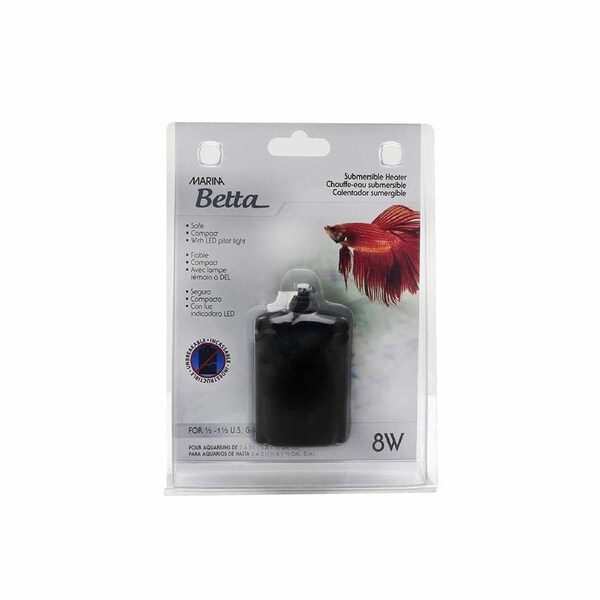 Marina Betta Heater 8W Submersible Preset Heater 2-5L