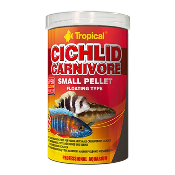 Tropical Cichlid Carnivore Small Pellet 360G Colour Enhancer