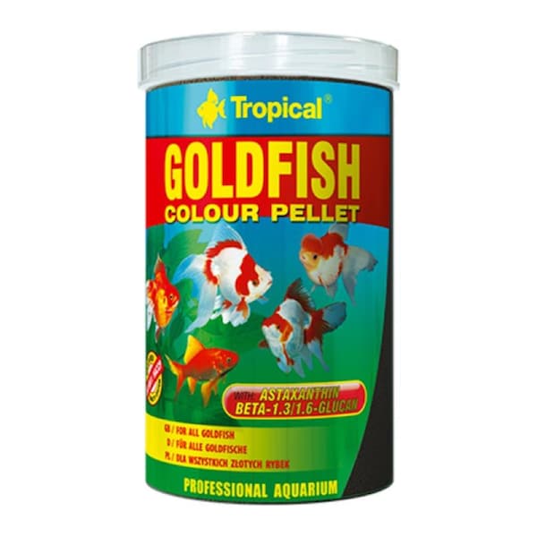 Tropical Goldfish Colour Pellets 36G