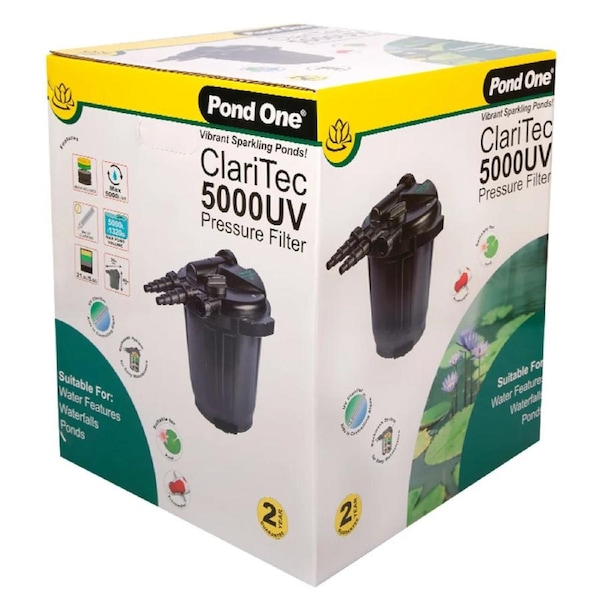 Pond One Claritec 5000Uv Filter With 9W Uvc 93046