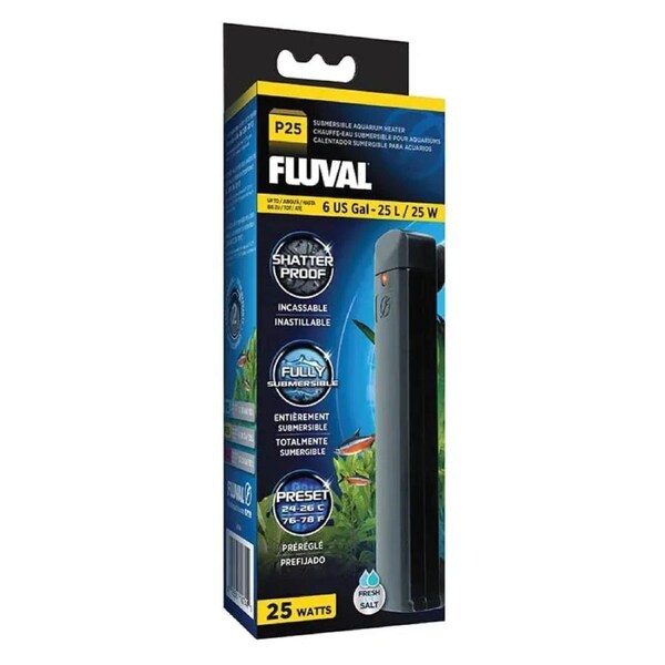 Fluval Pre Set Aquarium Heater 25w P25