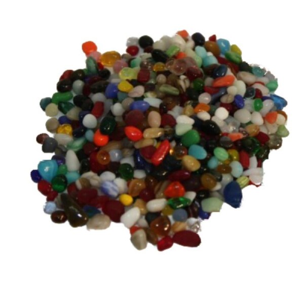 Anchor Red Multi Mix Glass Beads 500g