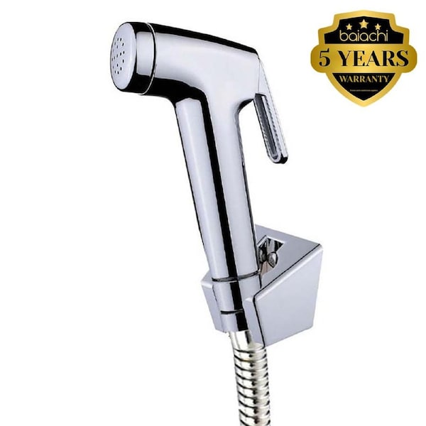 Hand Held Toilet Wash Jet Spray Douche Trigger Bidet Shattaf Chrome Pca010