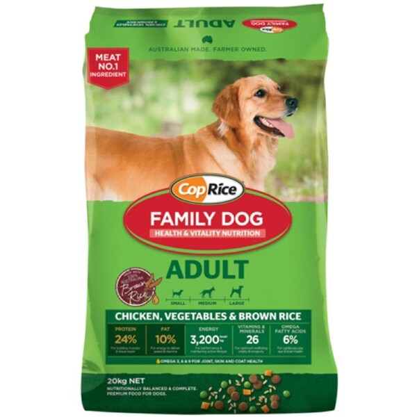 CopRice Family Dog Adult Food Chicken with Rice 20kg