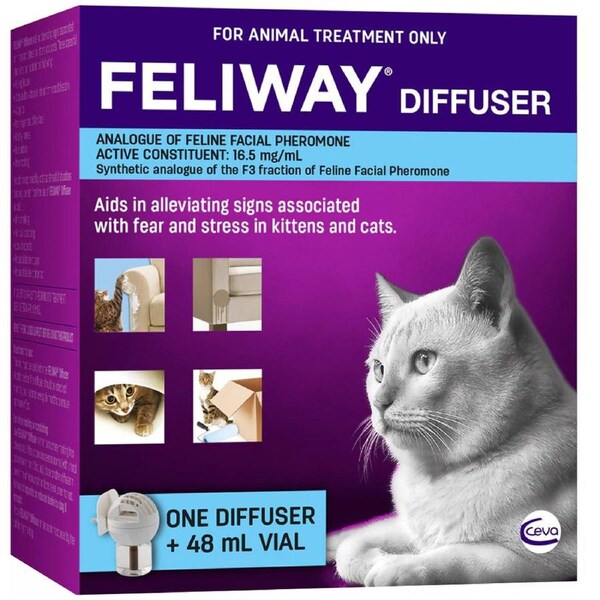 Feliway Fear & Stress Diffuser & Refill For Kittens & Cats 48ml