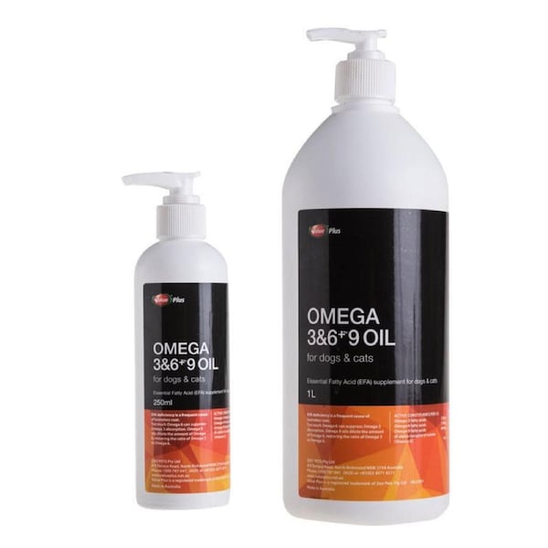 Value Plus Omega 3 & 6 Plus 9 EFA Dietary Supplement Pets 250ml