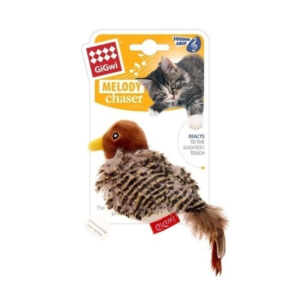Gigwi Melody Chaser Bird Motion Active Cat Toy