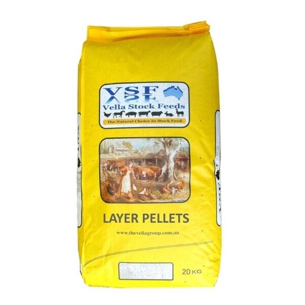 Vella Free Range Layer Pellets Chicken Feeds 20kg