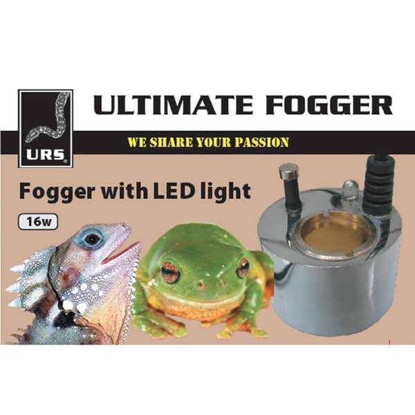 Urs Reptile Natural Humidity Fogger w/ Led Light & Mister