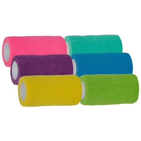 Kelato EnduroWRAPHorse Cohesive Bandage Assorted Brights x 18
