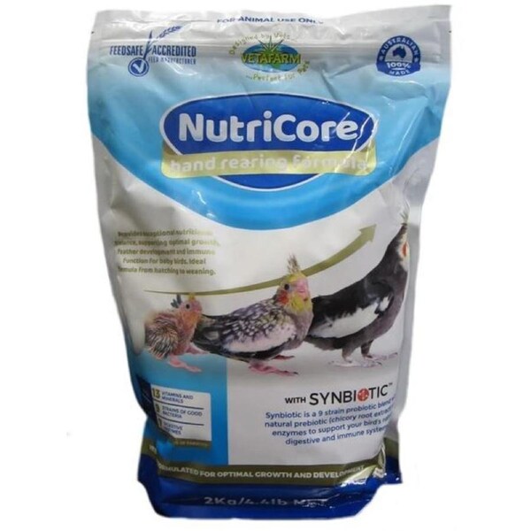Vetafarm Nutricore Hand Rearing Baby Birds Formula 2kg