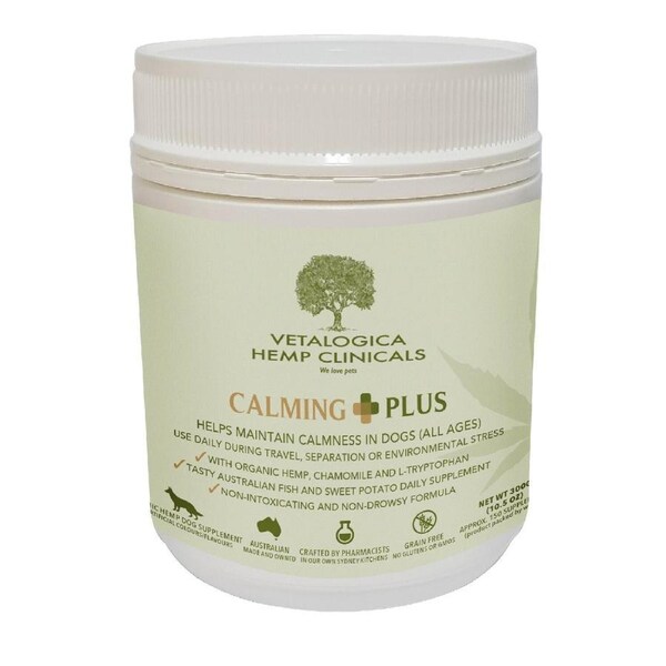 Vetalogica Hemp Clinicals Calming Plus Dog Supplement 300g