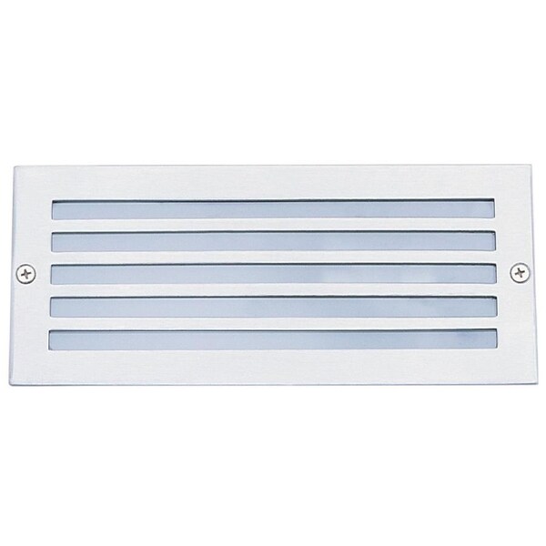 BRICK LIGHT 316 STAINLESS LOUVRED FACE