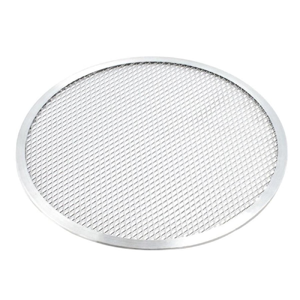 SOGA 12-inch Round Seamless Aluminium Nonstick Commercial Grade Pizza Screen Baking Pan