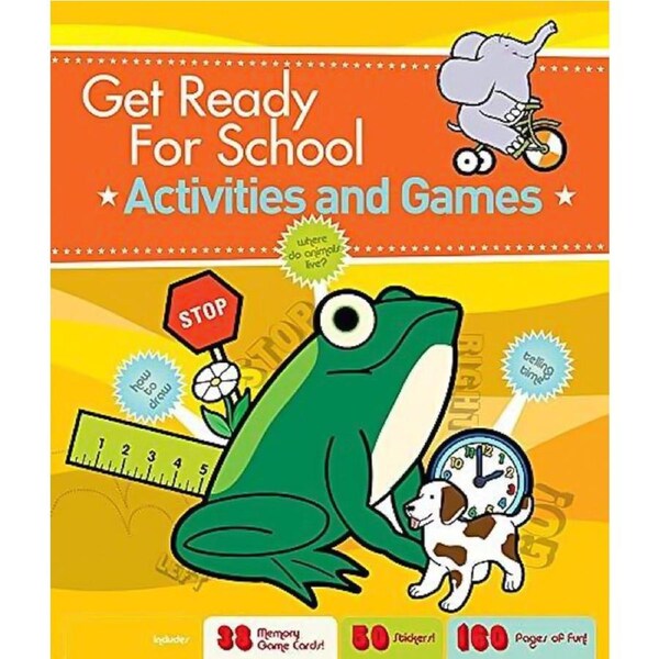 Get Ready For School: Activities and Games -Zoe G. Foundotos Children's Book