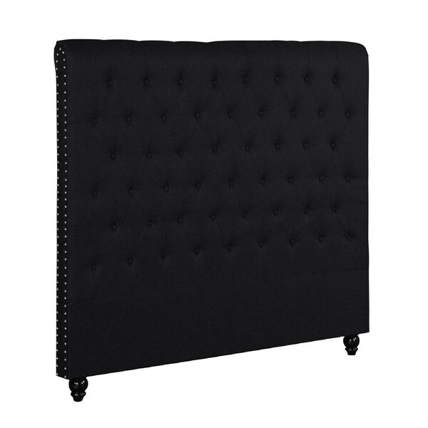 Foret Bed Head Double Size Headboard Bedhead Frame - Black