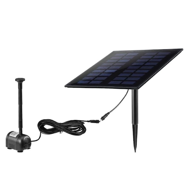 5W Solar Powered Fountain Water Pump for Outdoor Garden Pond Pool