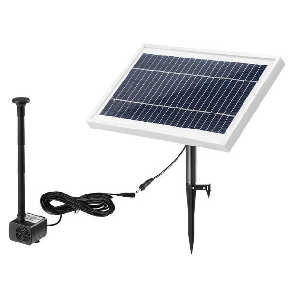 10W Solar Powered Fountain Water Pump for Outdoor Garden Pond Pool