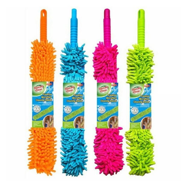 4x Large Microfibre Duster 65CM Soft Microfiber Furniture Cleaning Brush Feather