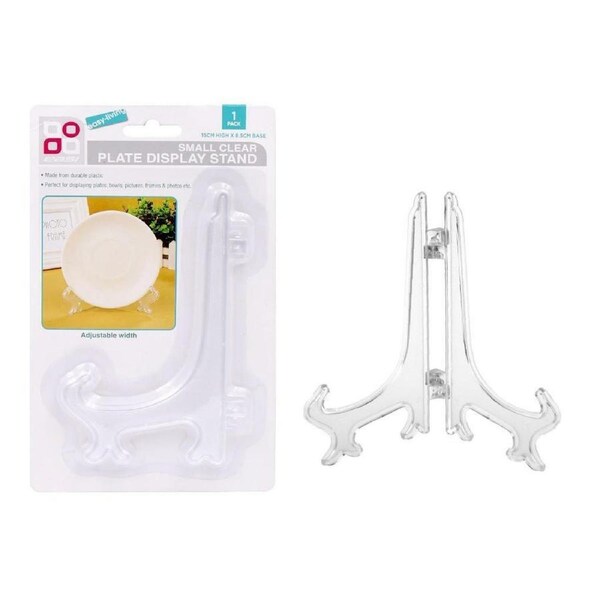 5x Plastic Display Plate Stand 15cm Easel Photo Frames Bowls Pictures Holder