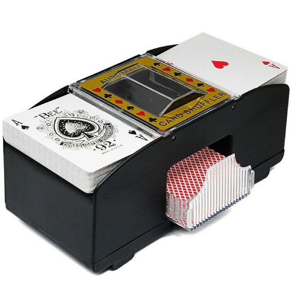 Salesbay Automatic Card Shuffler Poker Cards Shuffle Machine For Casino Fun Game
