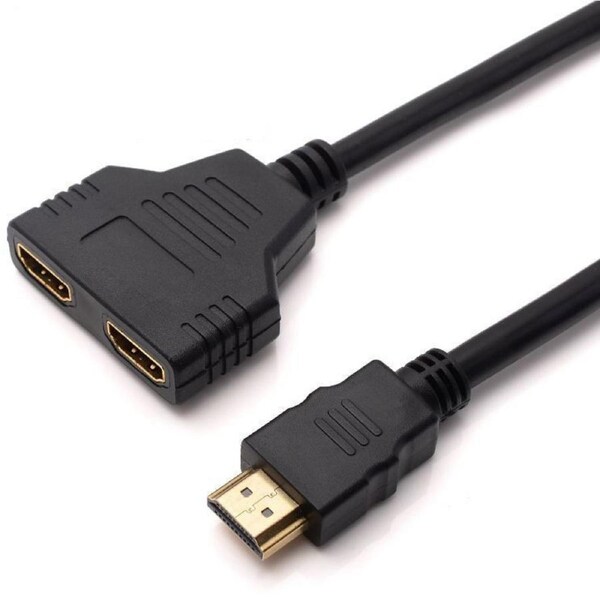 HDMI Splitter Adapter Converter 1 In 2 Out Multi Display Duplicator Amplifier Full HD 1080p