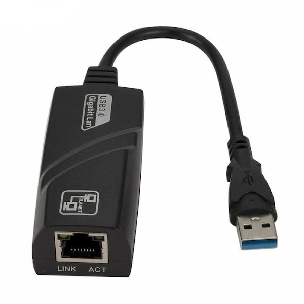 USB 3.0 to Gigabit RJ45 Ethernet LAN Adapter 1000Mbps for PC Laptop Mac