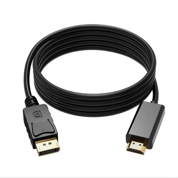 Display Port Displayport DP to HDMI Cable Male to Male Full HD High Speed Adapter Converter 1.8M 6ft