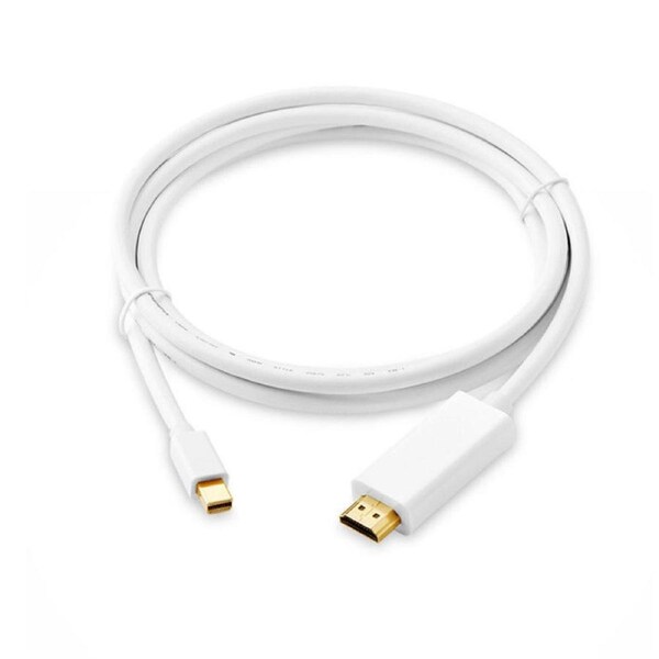 Mini Display Port DP to HDMI Adapter Cable for MacBook Pro Air Mac Surface Pro 1.8M