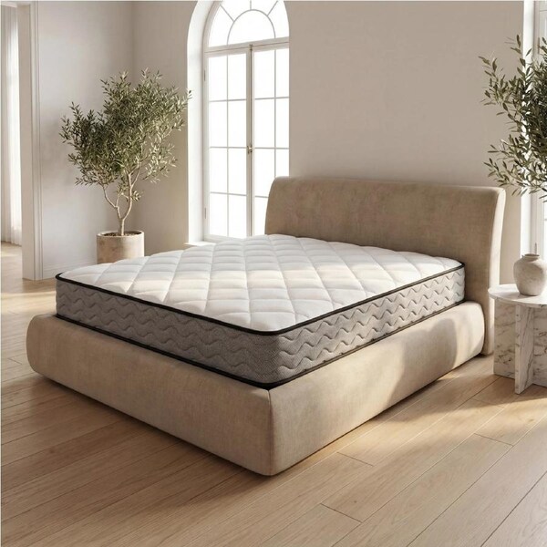 Advwin Queen Mattress Pillow Top Memory Foam Medium Firm Pocket Spring Bed Dust Mite & Mould Resistant 16cm
