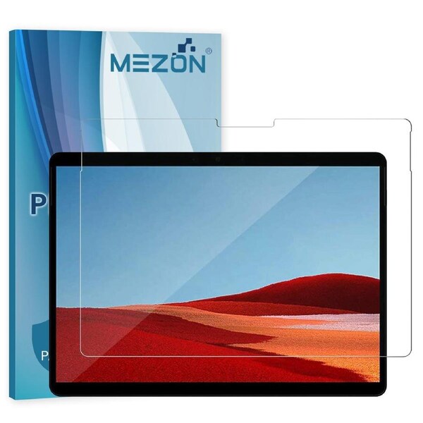 [3 Pack] Microsoft Surface Pro X (13") Anti-Glare Matte Film Screen Protector by MEZON – Case and Surface Pen Friendly, Shock Absorption
