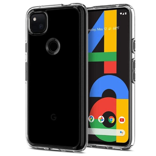 Google Pixel 4a Ultra Slim Premium Crystal Clear TPU Gel Back Case by MEZON – Shock Absorption, Wireless Charging Compatible (Pixel 4a, Gel)