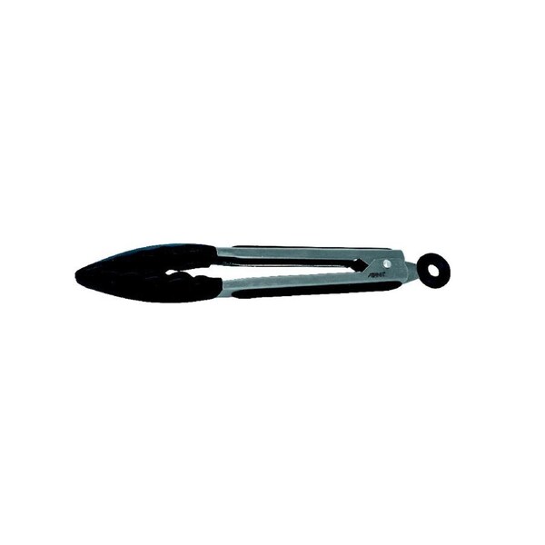 Avanti Silicone S/S Tong 23cm Black