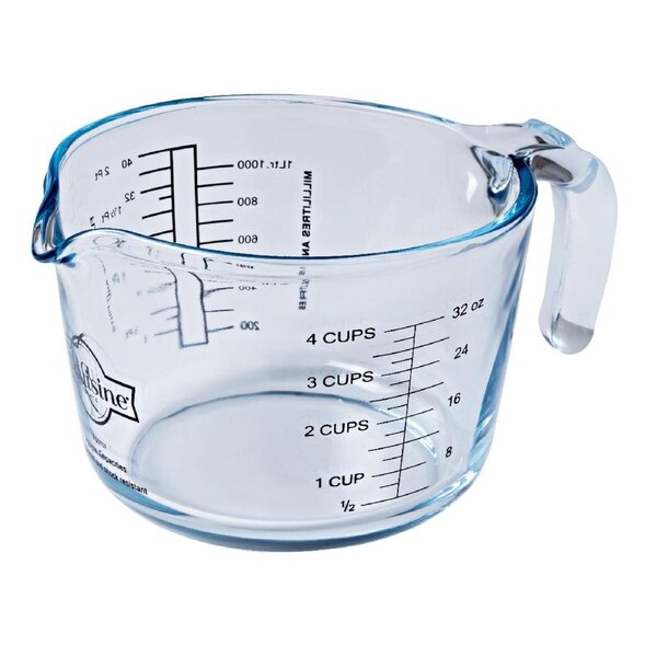 O'cuisine Borosilicate Glass Measuring Jug 1l