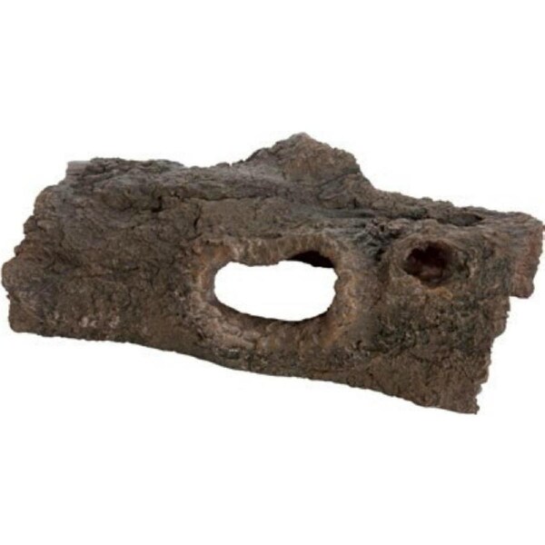 Lost City Log With Holes Large Half Log 28X14X10Cm F2024