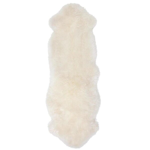 100% Genuine Sheepskin Rug lambskin Rug Fluffy DOUBLE L 180cm