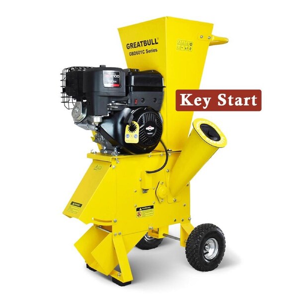 Greatbull Key Start 13.5HP Chipper/Mulcher -Briggs & Stratton Engine(GBD601CK)