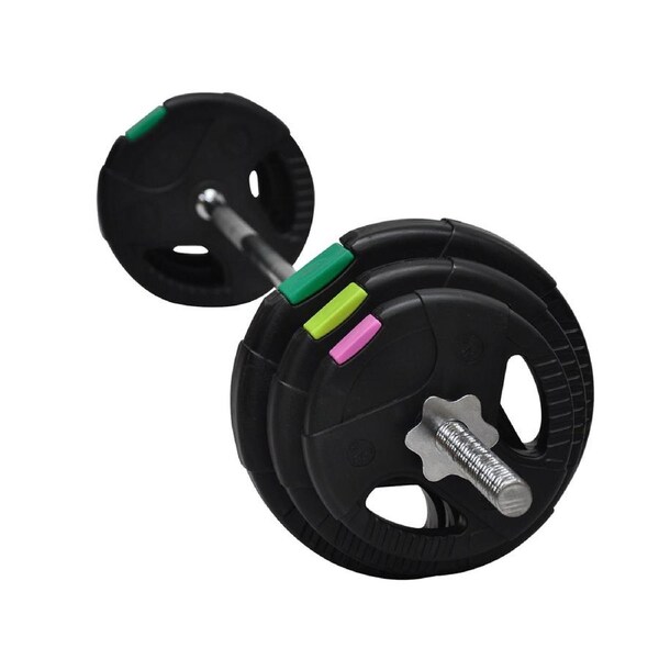 25.5kg - 180cm Barbell Bar Weight Set - 1.25kgx2 2.5kgx2 5kgx2 Weight Plate