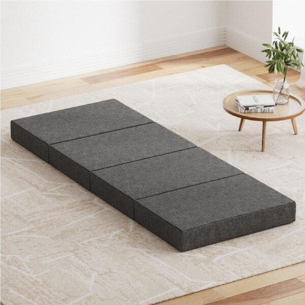 Giselle Foldable Mattress Folding Mattresses 4-Fold Floor Foam Bed Mat Single