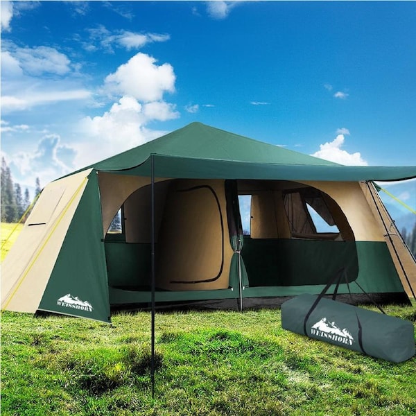 2 Rooms Weisshorn Camping Tent Instant Up 8 Persons