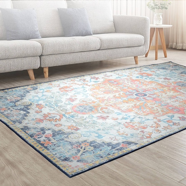 Artiss Floor Rug 160X230cm Large Washable Geometric Area Rug Modern Carpet Mat