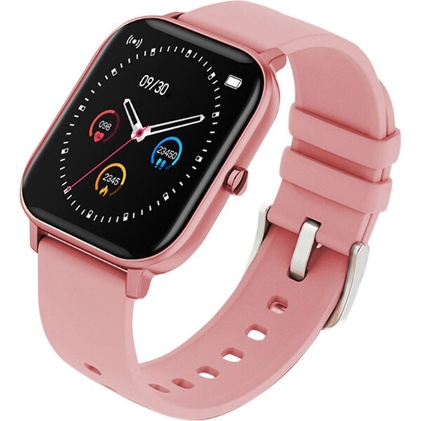 SOGA Waterproof Fitness Smart Wrist Watch Heart Rate Monitor Tracker P8 Pink