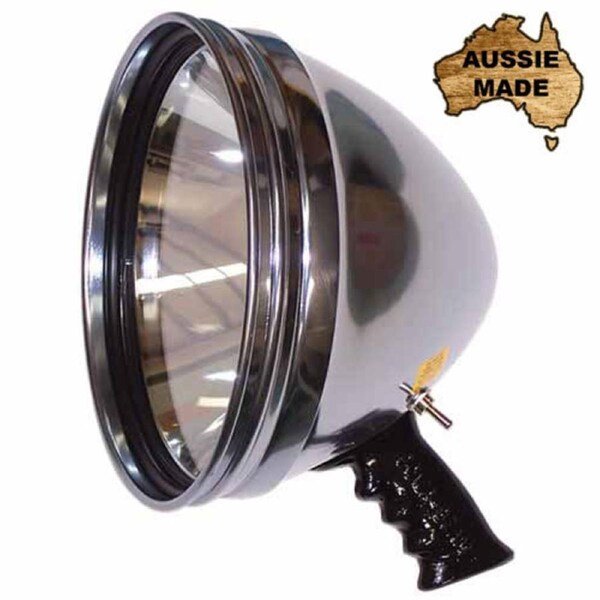 POWA BEAM PL245 245MM HAND HELD SPOTLIGHT - 12V 100W GLOBE (PL245)