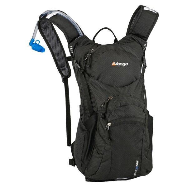 VANGO RAPIDE 20L DAY SACK - BLACK - WITH 2L HYDRATION BLADDER (VRS-RAP20-LBLK)