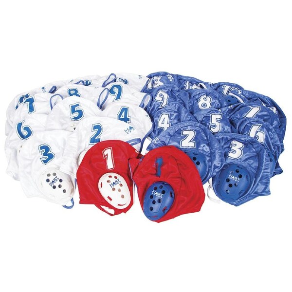 HART WATER POLO CAP SET - DURABLE COATED NYLON MATERIAL WITH EAR GUARDS (18-155)