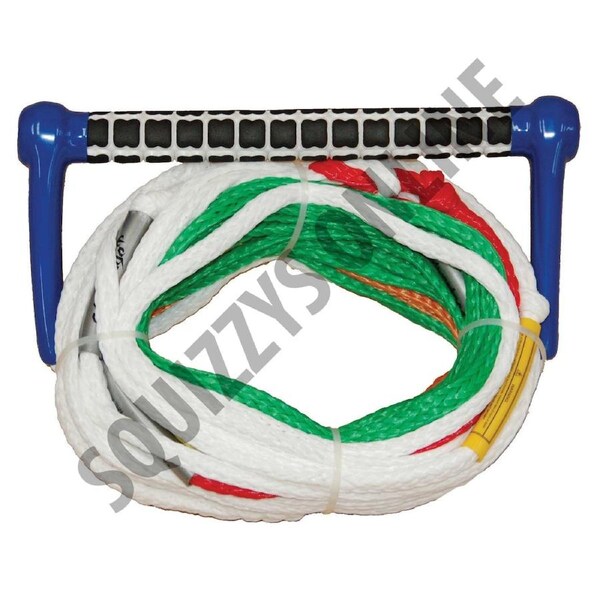 ADVANTAGE EVA LONG VEE HANDLE & 5 LOOP SKI ROPE (AD6017)