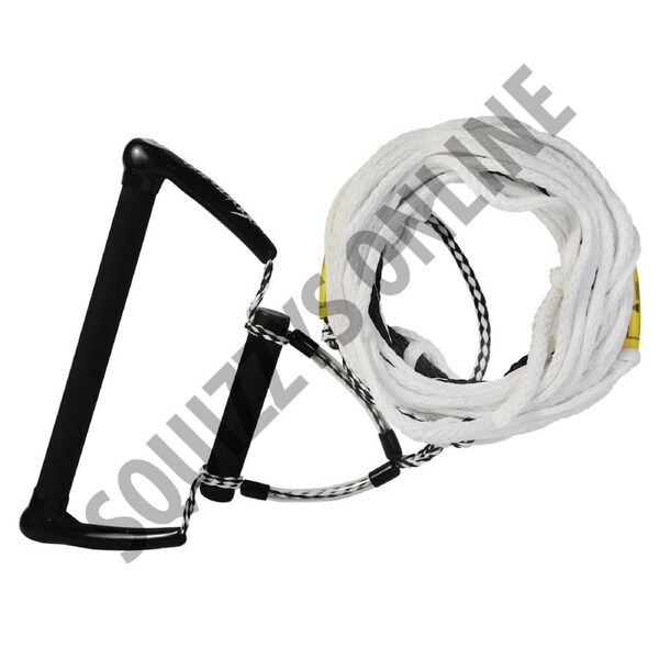 ADVANTAGE TEAM LONG VEE HANDLE & 1 LOOP SKI ROPE FOR SKIING AND KNEEBOARDING (AD6020)