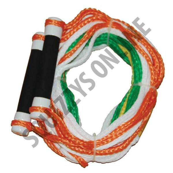 ADVANTAGE TEAM DOUBLE HANDLE & 5 LOOP SKI ROPE FOR SKIING AND KNEEBOARDING (AD7006)